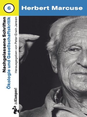 cover image of Nachgelassene Schriften / Ökologie und Gesellschaftskritik